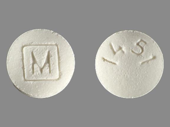 Pill 1451 M White Round is Methylin ER