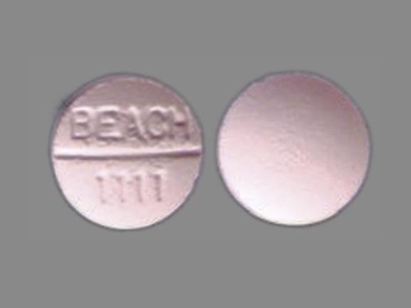 Pill BEACH 1111 White Round is K-phos original