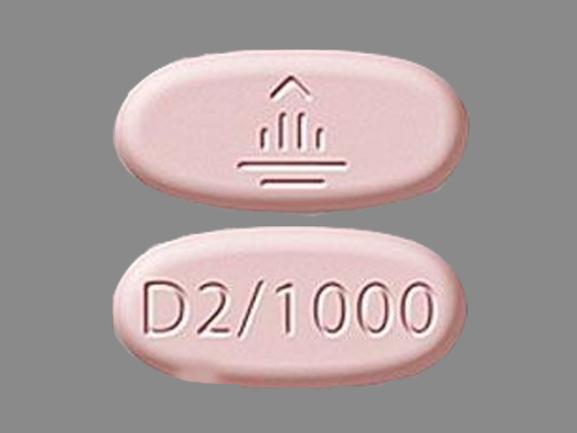 Jentadueto linagliptin 2.5 mg / metformin hydrochloride 1000 mg D2 1000