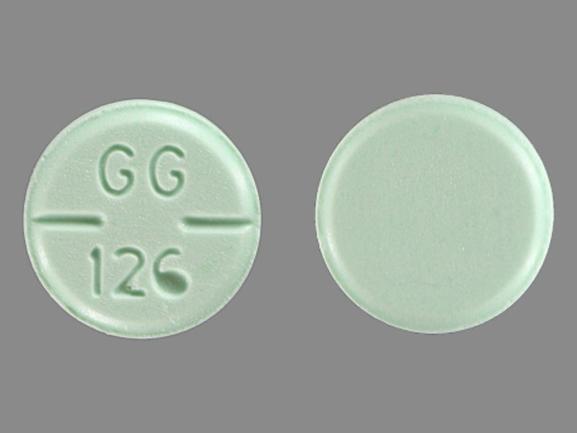Pill GG 126 Green Round is Haloperidol