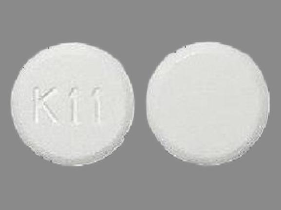 K 11 Pill Images White Round 