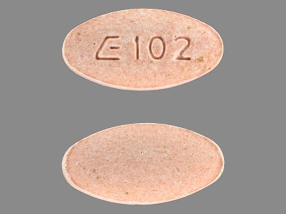 Lisinopril 20 mg E 102