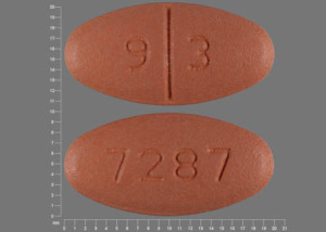 Pill 93 7287 Orange Oval is Levetiracetam