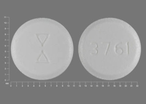 Pill 3761 Logo White Round is Lisinopril