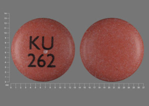 Nifedipine extended release 90 mg KU 262