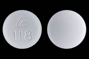 Pill E 118 White Round is Labetalol Hydrochloride