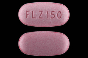 Pill FLZ 150 Pink Oval is Fluconazole
