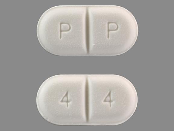 Pill P P 4 4 White Capsule/Oblong is Pramipexole Dihydrochloride