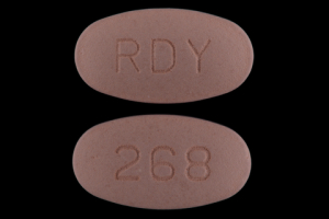 Pill RDY 268 Brown Oval is Simvastatin