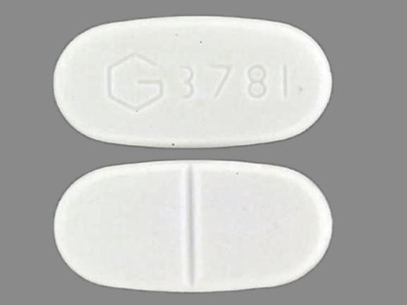 Pill G 3781 White Oval is Glyburide (micronized)