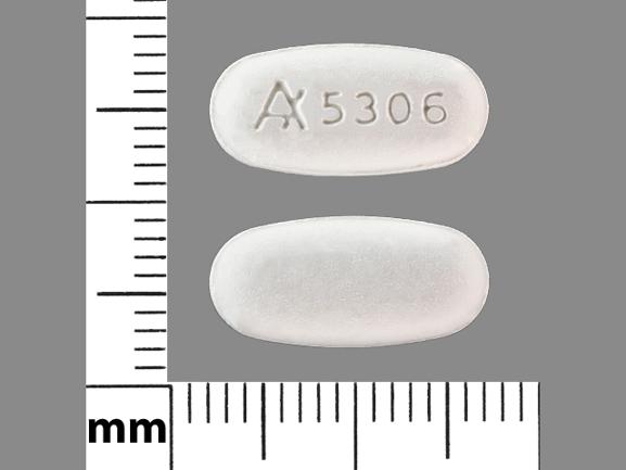 Pill A 5306 White Oval is Acyclovir