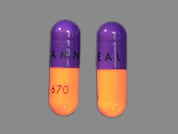 Acebutolol hydrochloride 400 mg AMNEAL 670