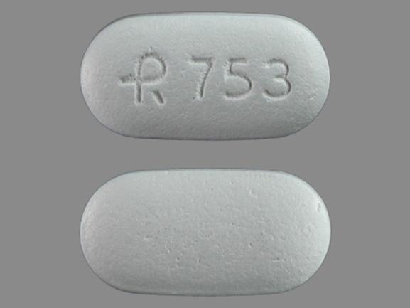 Glyburide and metformin hydrochloride 5 mg / 500 mg R 753