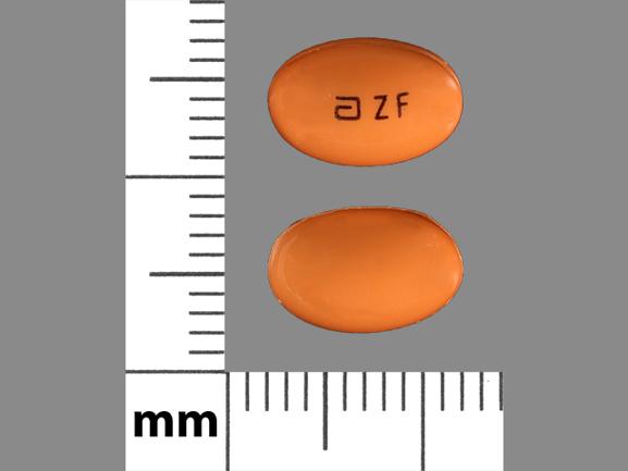Pill a ZF Brown Oval is Paricalcitol