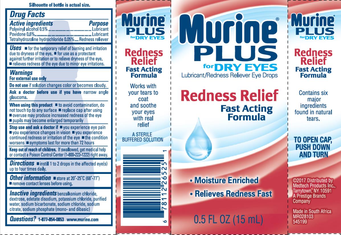 Murine Plus for Dry Eyes Redness Relief (solution/ drops) Prestige