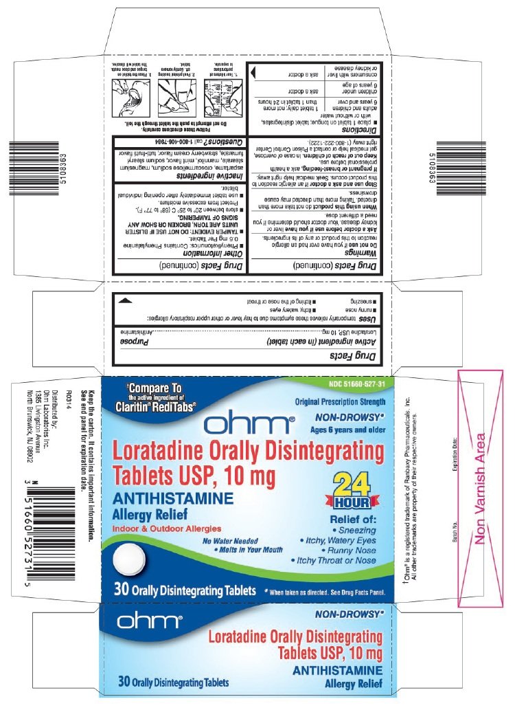 Allergy Relief (tablet, orally disintegrating) Ohm Laboratories Inc.