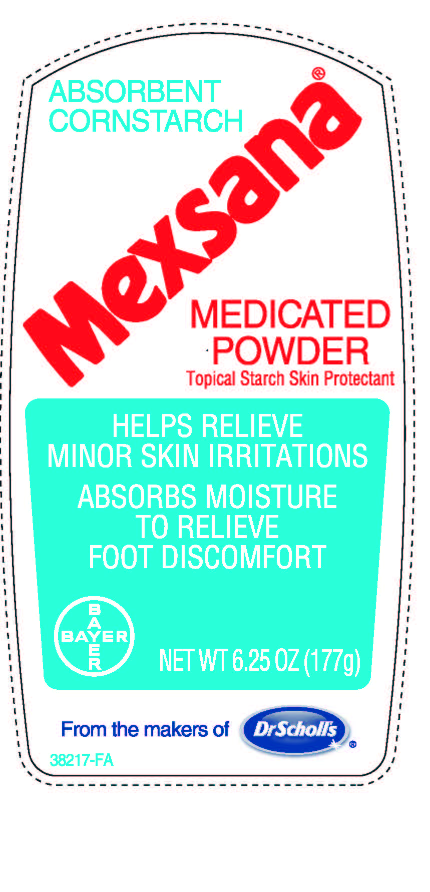 is skin how absorbent Mexsana (powder) LLC HealthCare Medicated Bayer