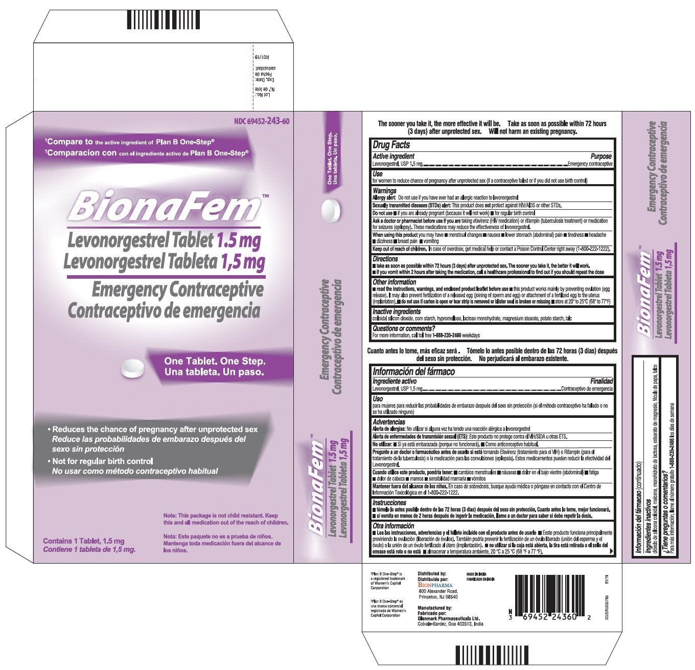 Bionafem Tablet Bionpharma Inc