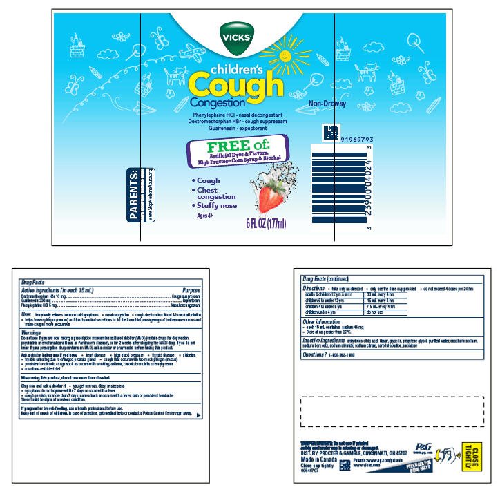 Vicks Childrens Cough Congestion Liquid The Procter Gamble Manufacturing Company