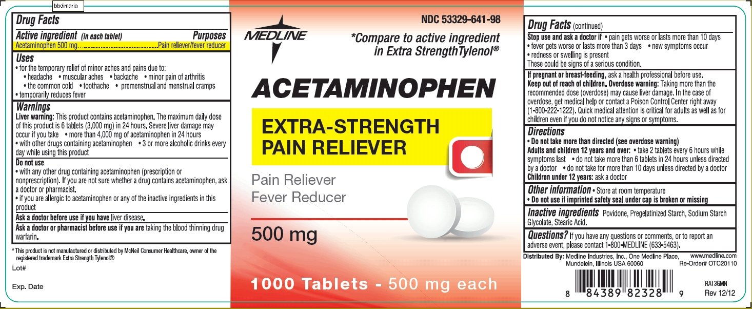 Medline Acetaminophen (tablet) Medline Industries, Inc.