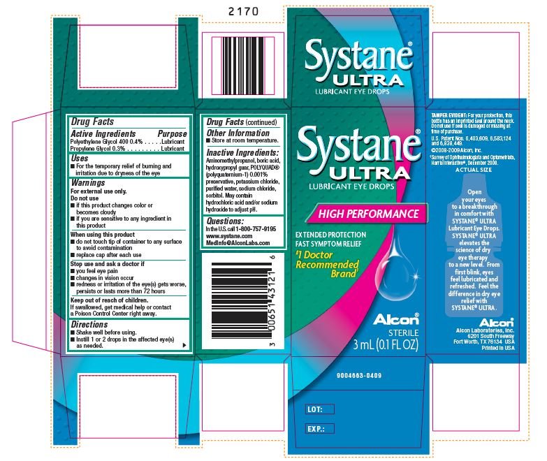 Systane Ultra Solution Drops Alcon Laboratories Inc