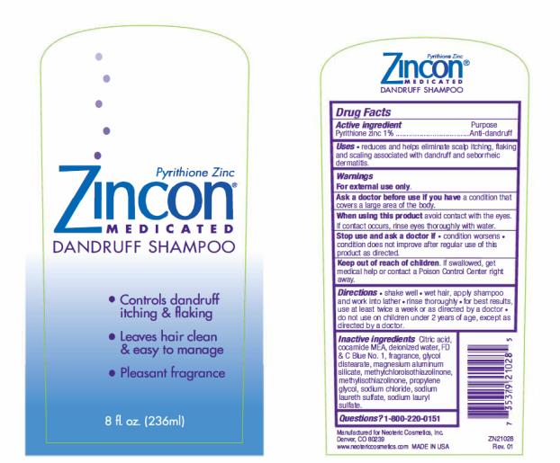 Zincon Medicated Dandruff (shampoo) Neoteric Cosmetics, Inc.