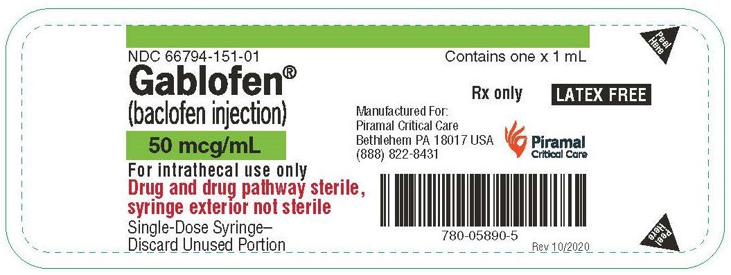 50mcg tray label