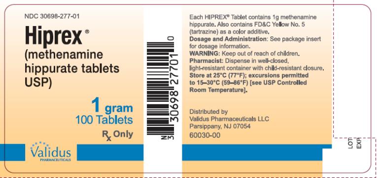 Hiprex - FDA prescribing information, side effects and uses