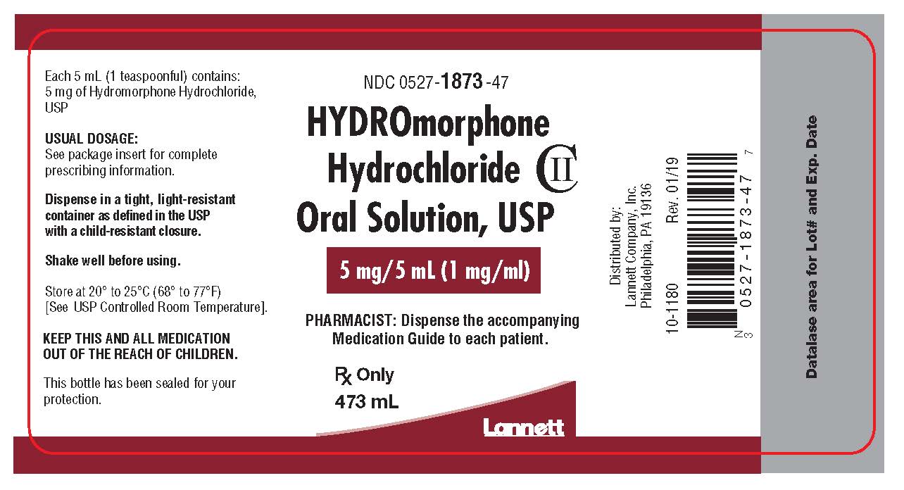 Hydromorphone Oral Solution - FDA prescribing information 