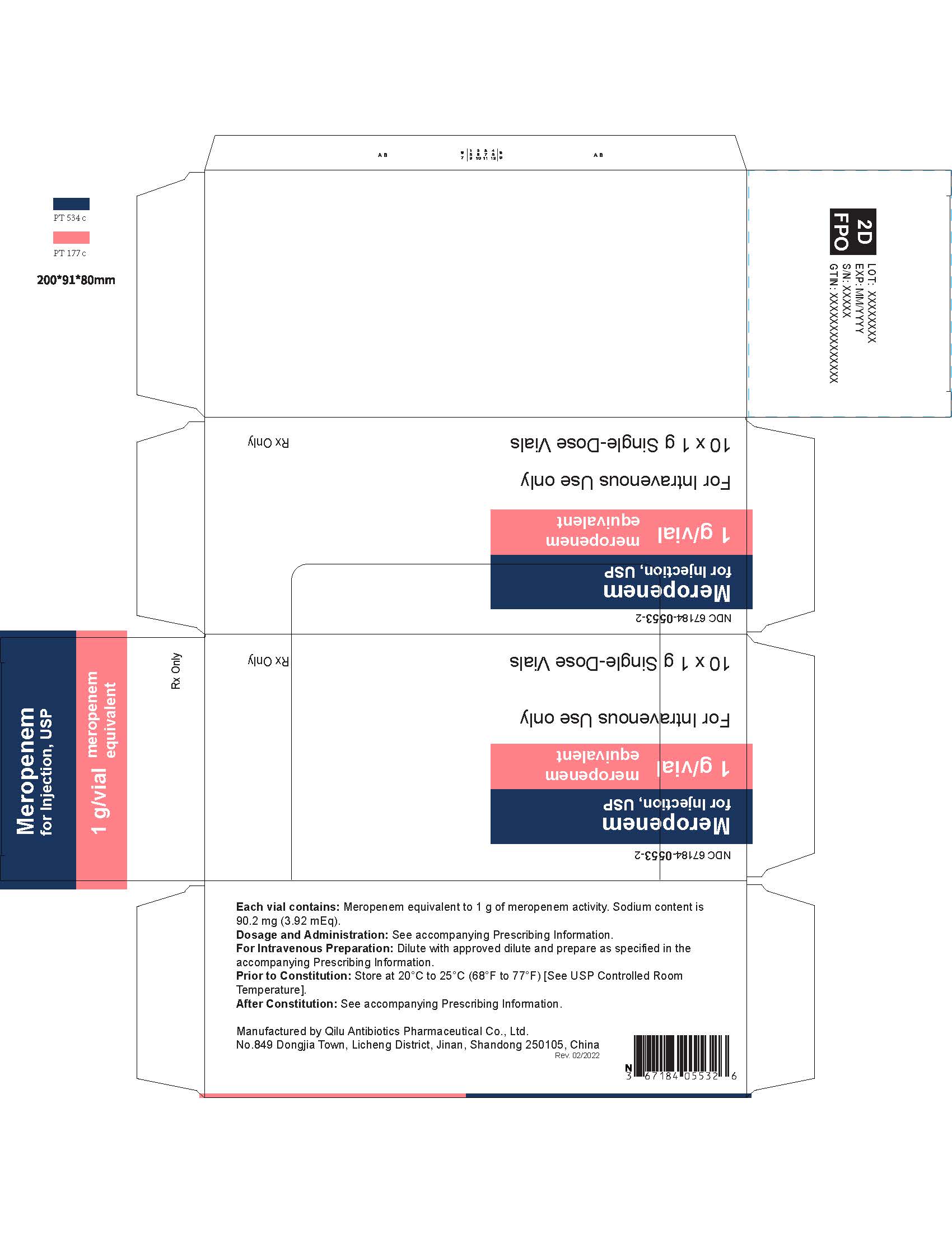 PRINCIPAL DISPLAY PANEL - 1 g Vial Carton