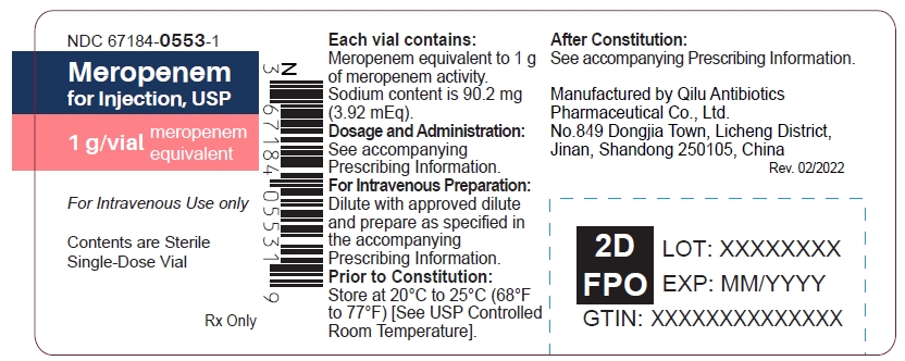 PRINCIPAL DISPLAY PANEL - 1 g Vial Label