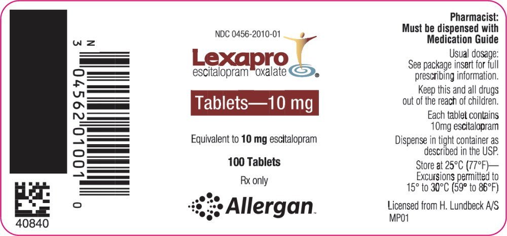 Side effects lexapro 10 mg