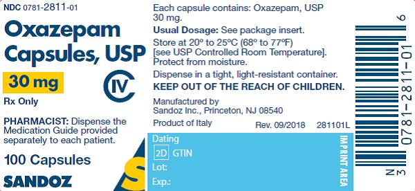 Oxazepam 30 mg vs diazepam