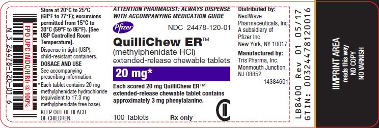 Quillichew ER - FDA prescribing information, side effects and uses