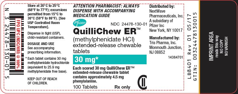 Quillichew ER - FDA prescribing information, side effects and uses