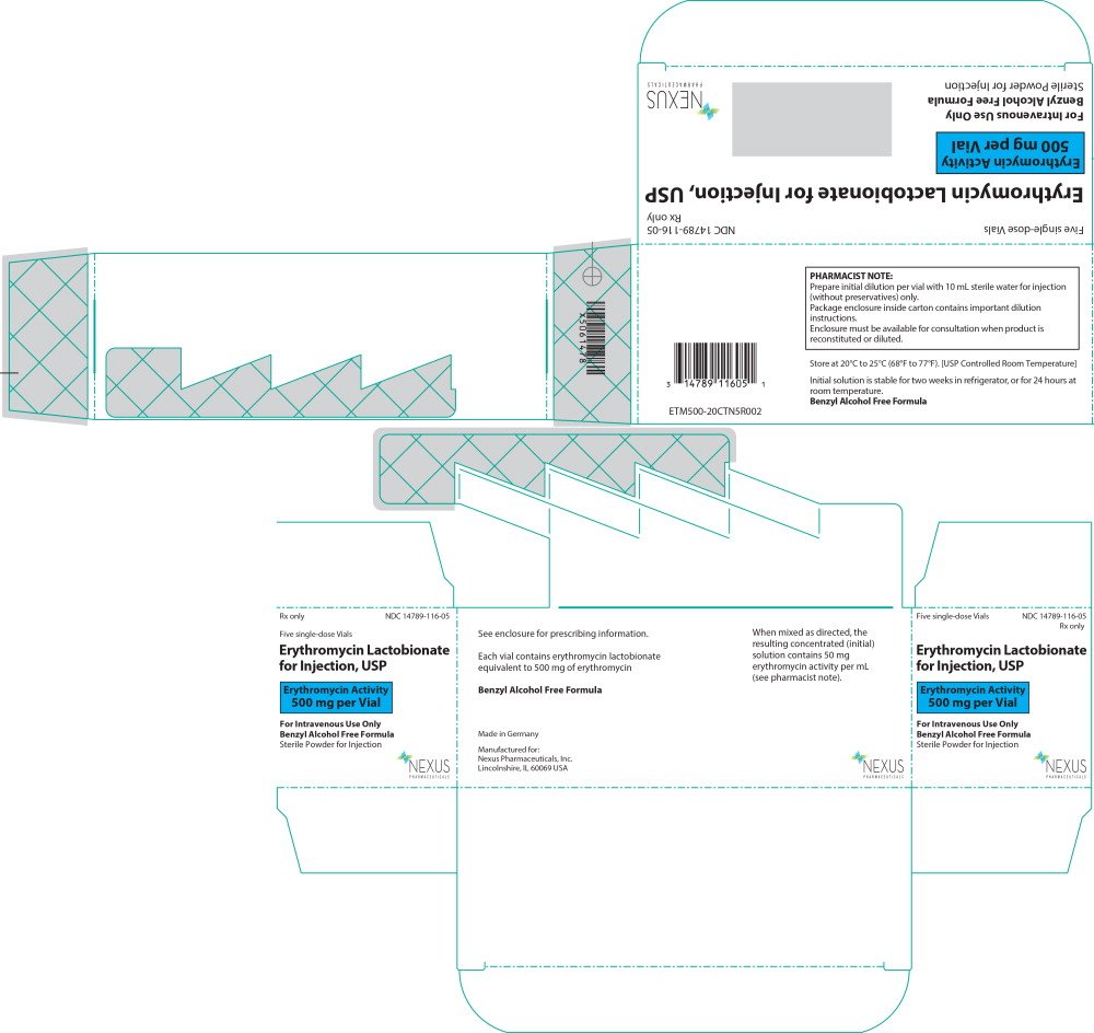 Erythromycin Injection Package Insert