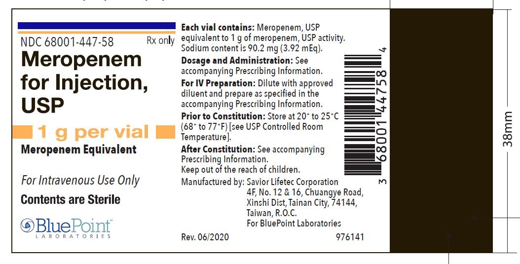 Meropenem Fda Prescribing Information Side Effects And Uses