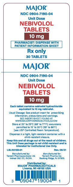 10mg carton label