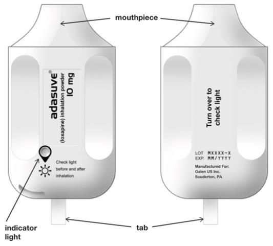 图2.带有指示灯的ADASUVE吸入器