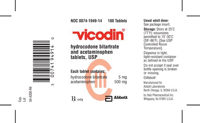 Vicodin Fda Prescribing Information Side Effects And Uses 