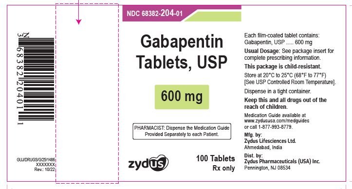 Gabapentin tablets