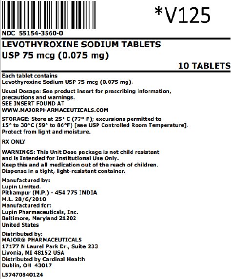 75mcg bag label