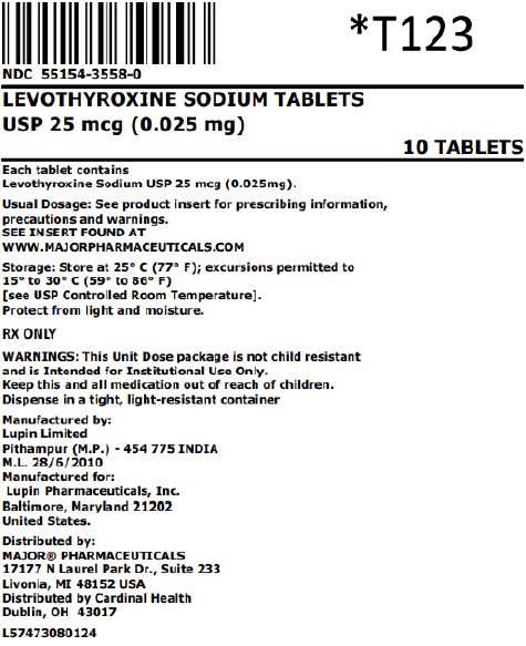 25mcg bag label