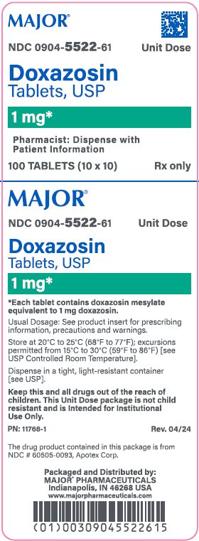 1mg* carton label