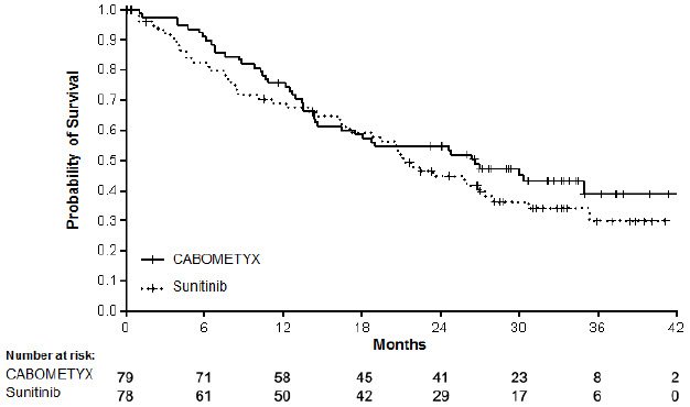 image of Kaplan-Meier Curve of Overall Survival in CABOSUN