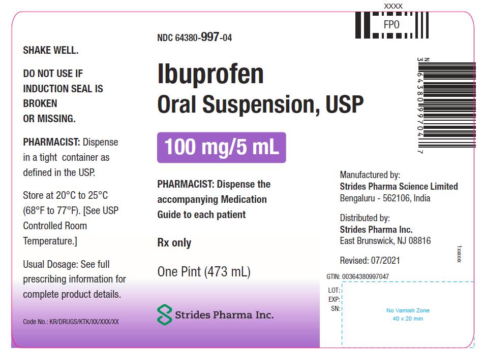 Ibuprofen Oral Suspension Package Insert / Prescribing Information