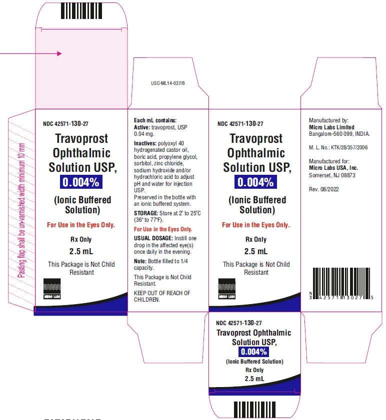 Travoprost Ophthalmic Solution Package Insert