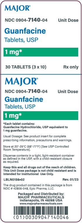 1mg* carton label