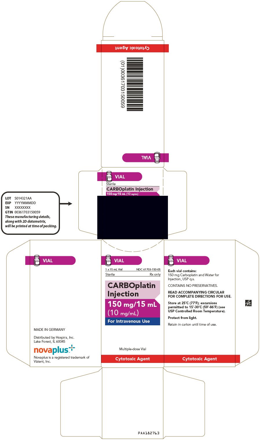 PRINCIPAL DISPLAY PANEL - 15 mL Vial Carton