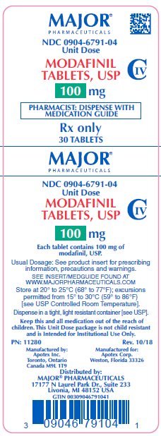 Modafinil - FDA prescribing information, side effects and uses